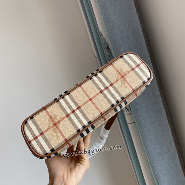 Burberry專門店新款中古系列菜籃子購物袋 巴寶莉手提單肩斜挎男包 yxb1040